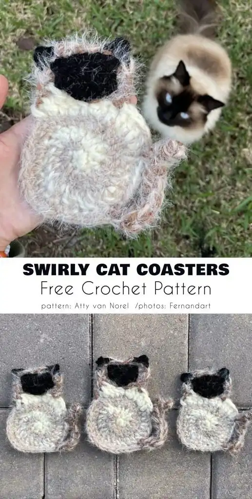 The 15+ Best Animal Coaster Free Crochet Patterns 24 The 15+ Best Animal Coaster Free Crochet Patterns 23