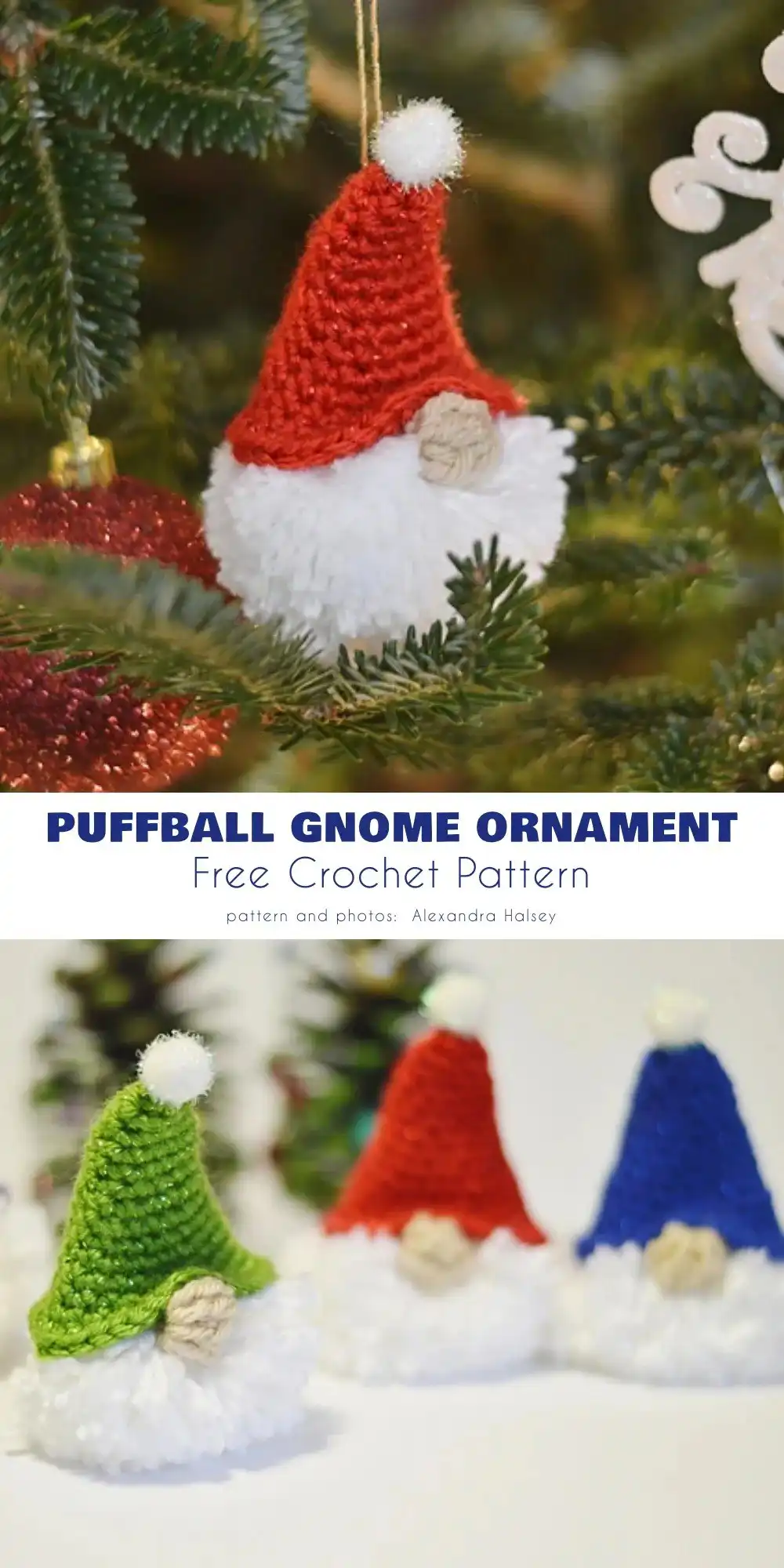 A full-body amigurumi Santa Claus ornament, meticulously crocheted with a jolly belly, black boots, and a friendly expression.