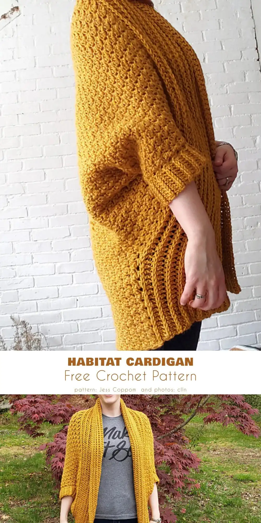 An elegantly draped Lost in Time Shawl showcasing its intricate lacework and beautiful yarn colors, perfect for fall outings.