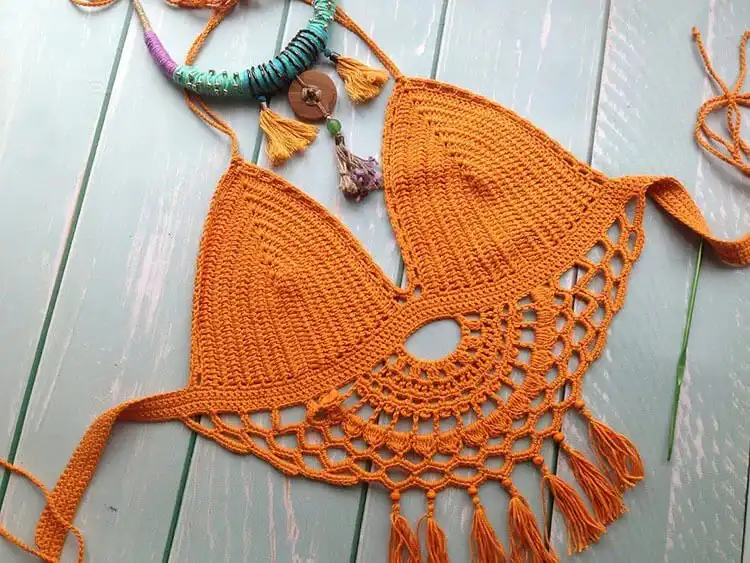 Bohemian Festival Crochet Top Pattern for events