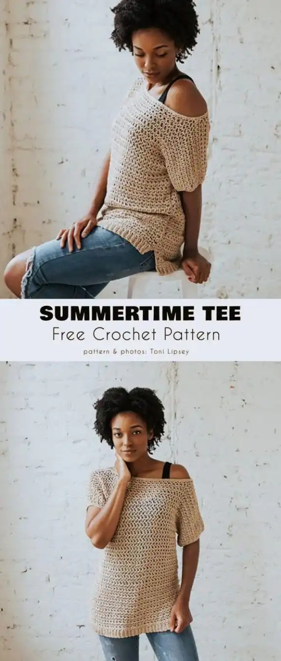 Brightly colored Summertime Tee with a simple yet stylish design, perfect for comfortable warm-weather wear.