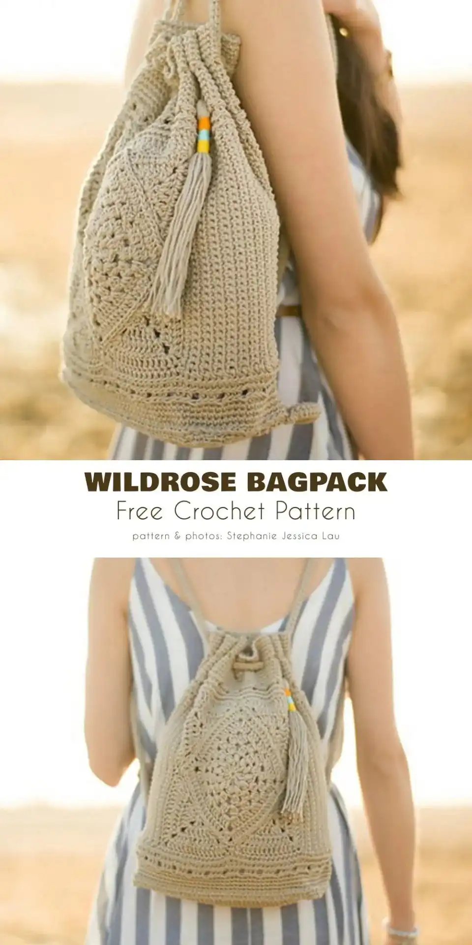Unique Round Mandala Crochet Bag with intricate circular motifs and artistic details.
