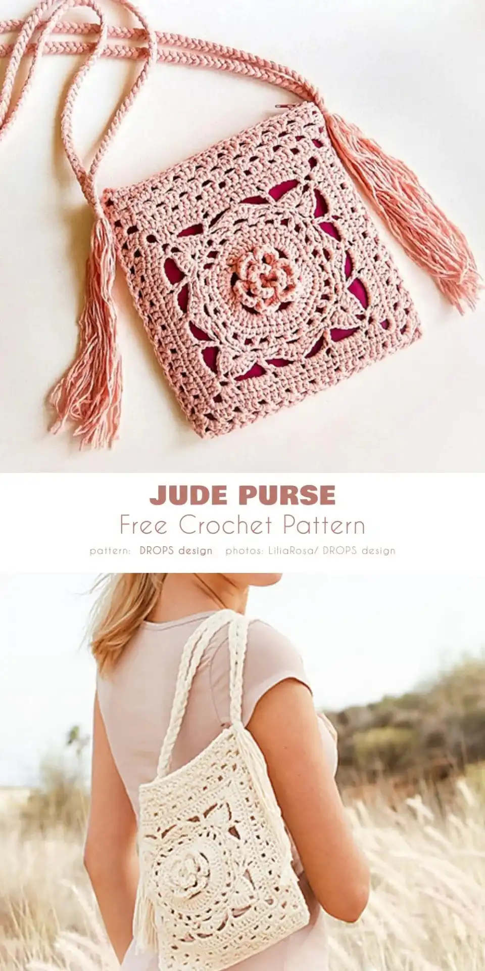 Quick Stash Buster Crochet Clutch, a small versatile bag perfect for using up leftover yarn.