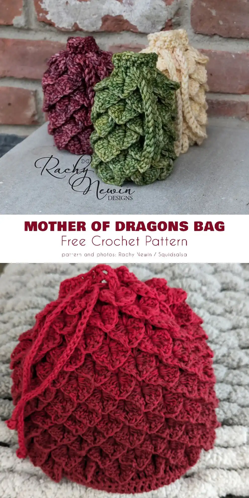 Elegant Crocheted Evening Clutch with textured stitches and a magnetic snap closure.