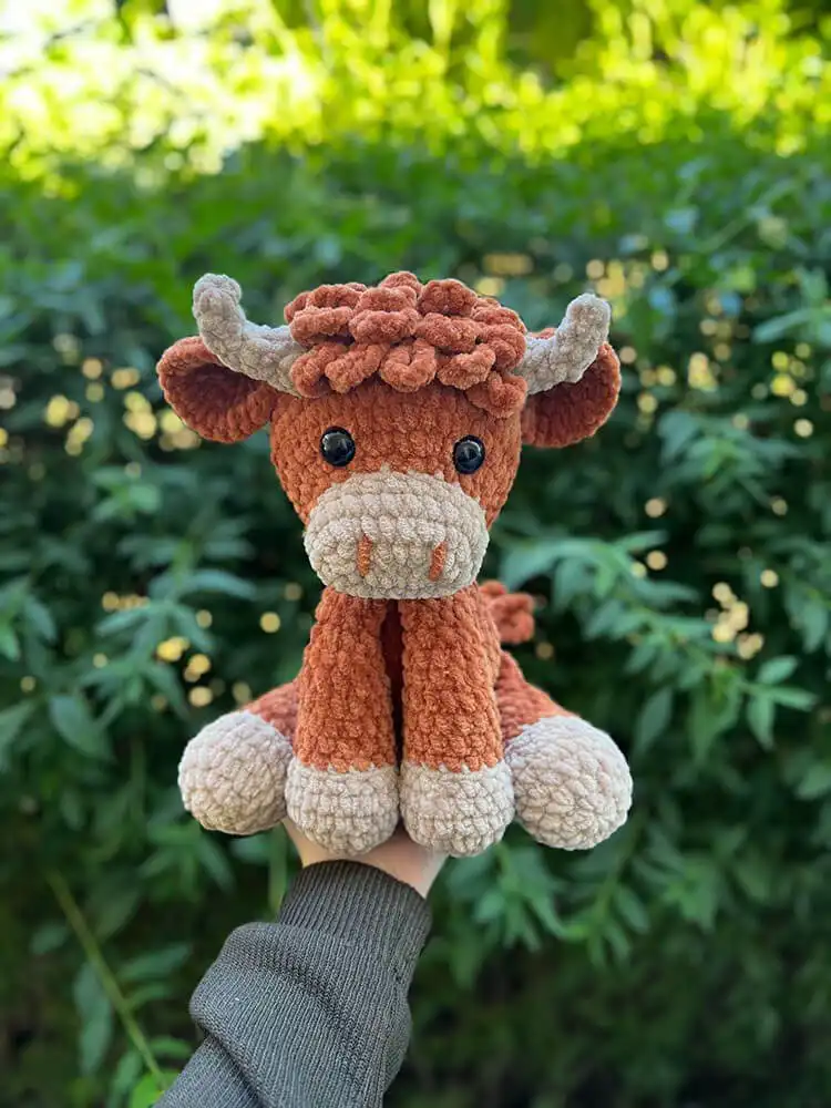 A set of 4-in-1 Baby Cows, showcasing different designs like spotted, heart-patterned, and solid-colored baby cow plushies.