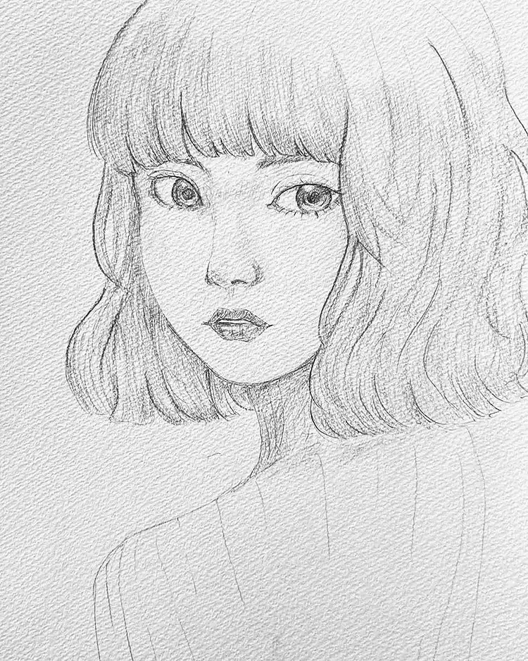 Advanced pencil drawing of highly realistic eyes, focusing on intricate details and shading.