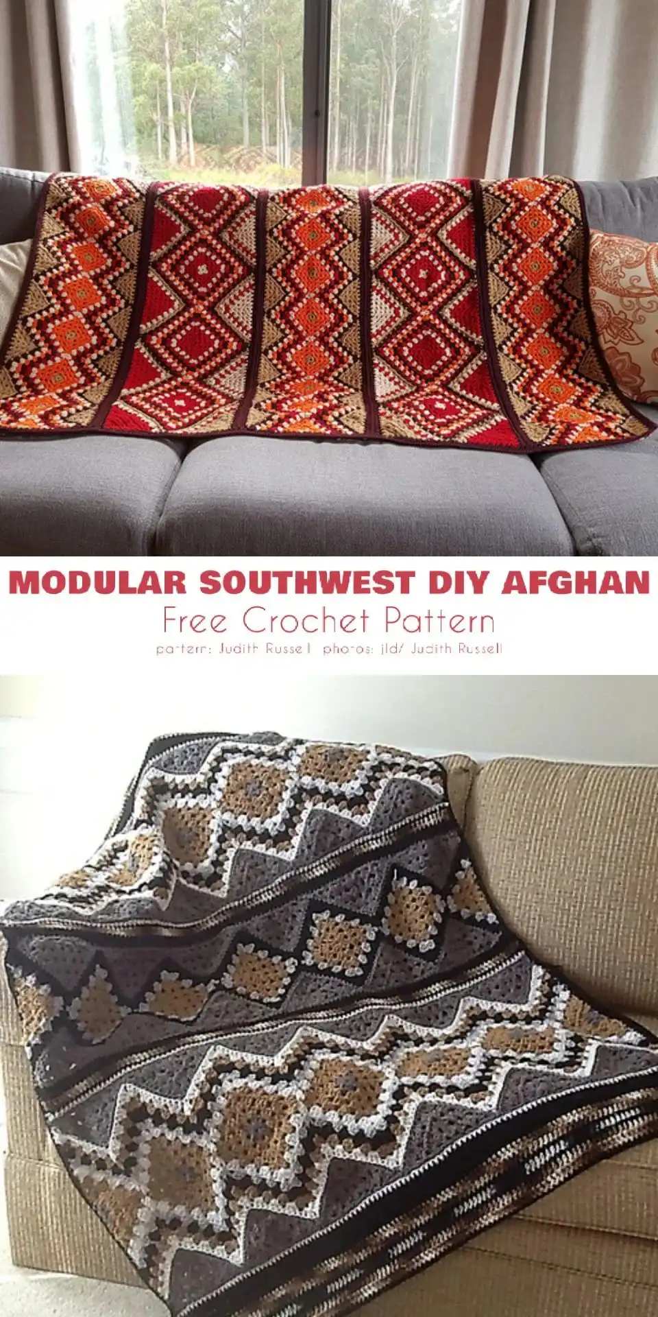 Close-up of the Southwestern Cables Afghan, highlighting subtle cable textures in muted, desert-inspired hues