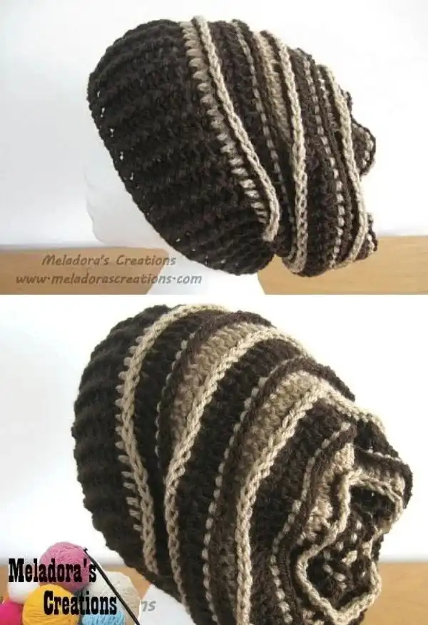 An adorable earflap crochet beanie for kids with braided ties, keeping little ones warm from the 35 Free Crochet Hat Patterns.