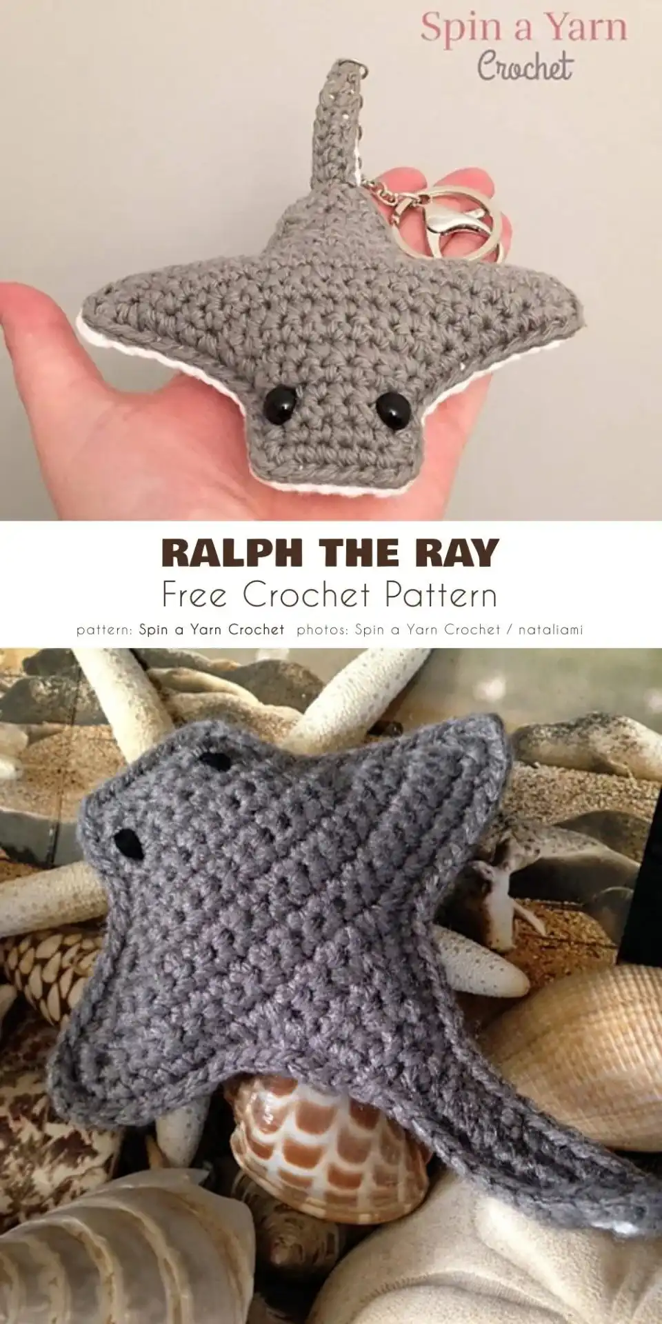 Textured crochet starfish and sand dollar keychains in sandy beige and soft pink colors, evoking a beachy, natural feel.