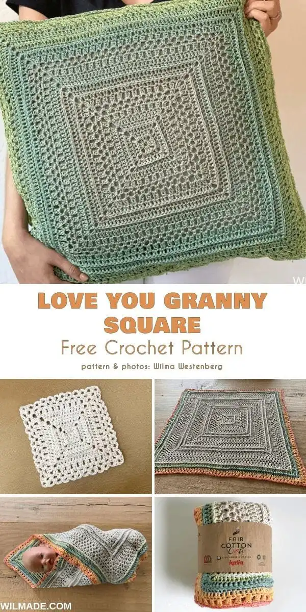 A soft ombre dreams crochet baby blanket with seamless color transitions from pink to lavender.