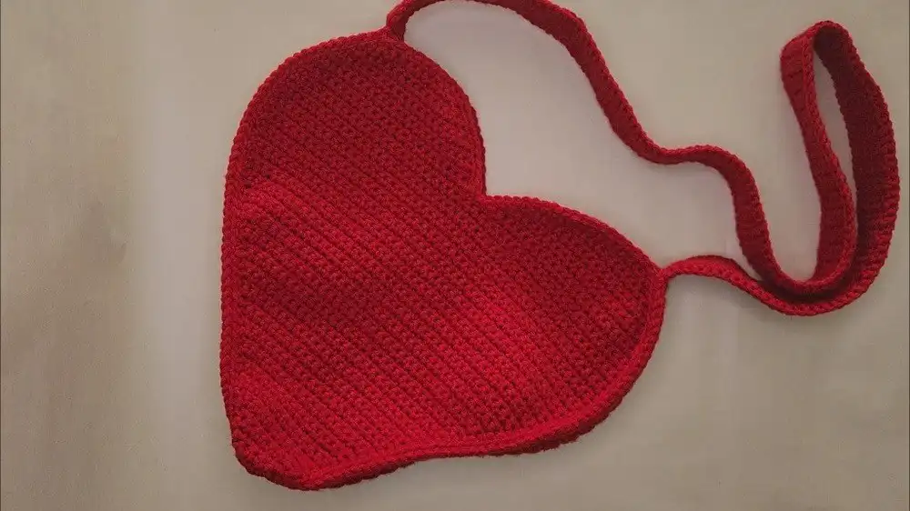 7 Crochet Lemon Heart Crossbody Bag ideas 2 Classic lemon heart crossbody bag with smooth finish and adjustable strap