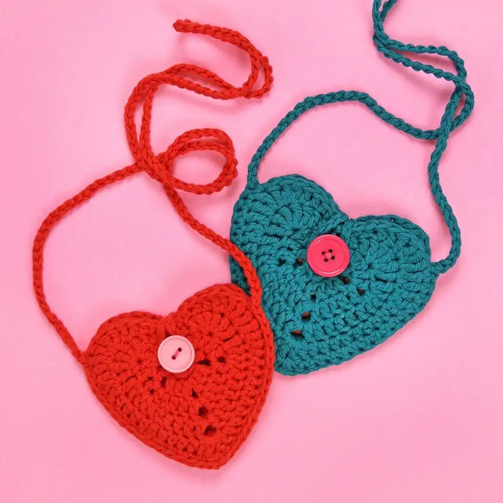 7 Crochet Lemon Heart Crossbody Bag ideas 6 Sleek citrus chic heart pouch crossbody bag with detachable strap