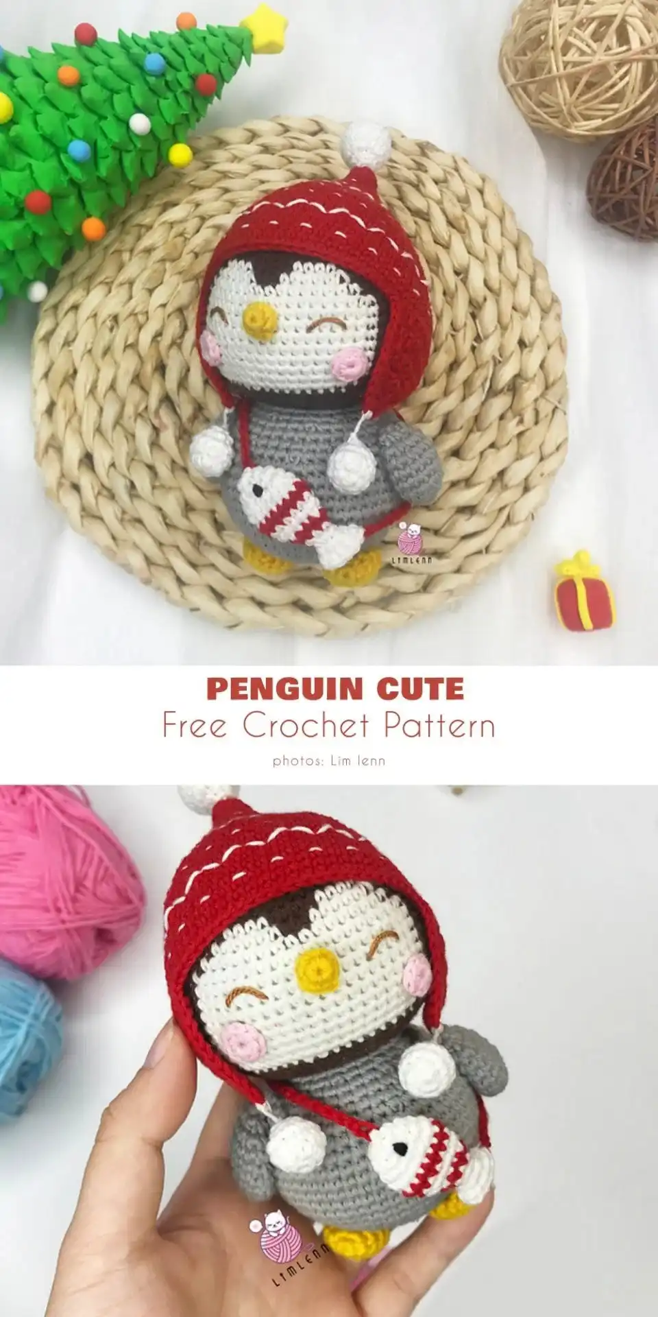 Amigurumi Penguin Free Crochet Patterns 4 A small, cute amigurumi penguin with a simplified design, ideal for a quick and beginner-friendly crochet project.