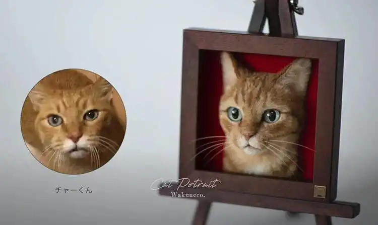 Best Needle Felting Ideas, Kits, and DIY Tutorials 5 Realistic needle felted cat sculpture, showing fine details in fur and lifelike posture