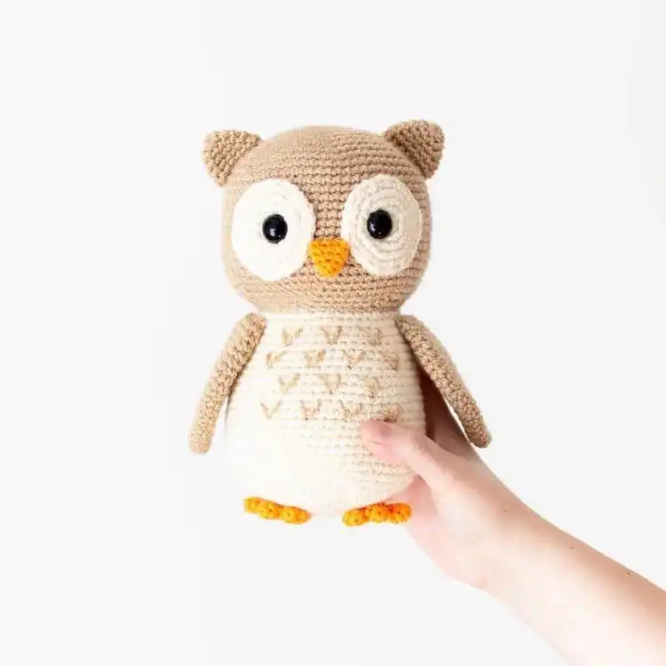 Crochet Animal Pattern - Free Crochet Baby Sloth 5 Charming Aldric the Owl crochet animal pattern, a delightful amigurumi for home decor.