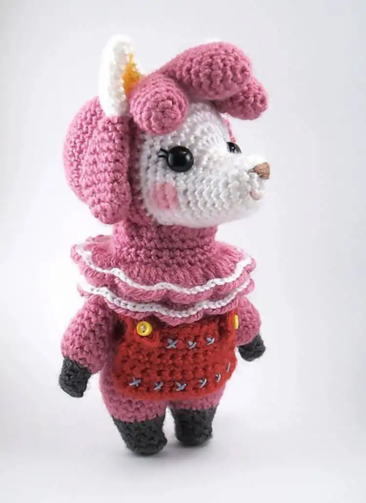 Crochet Animal Pattern - Free Crochet Baby Sloth 21 Animal Crossing Reese the Alpaca crochet pattern, a fan-favorite character.