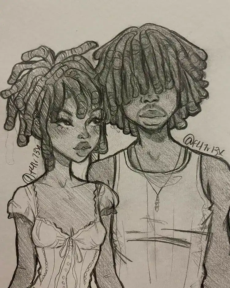 Vibrant Random Love Doodles overflowing with cuteness, perfect for quick sketches