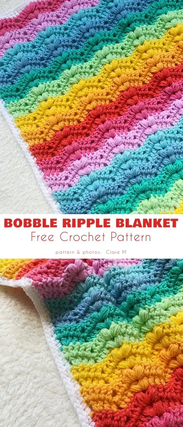 Day Kid Ripple Crochet Blanket Free Pattern 6 Boho chic Day Kid Ripple Crochet Throw in earthy tones of terracotta, mustard, and cream, featuring a relaxed drape and optional fringe.