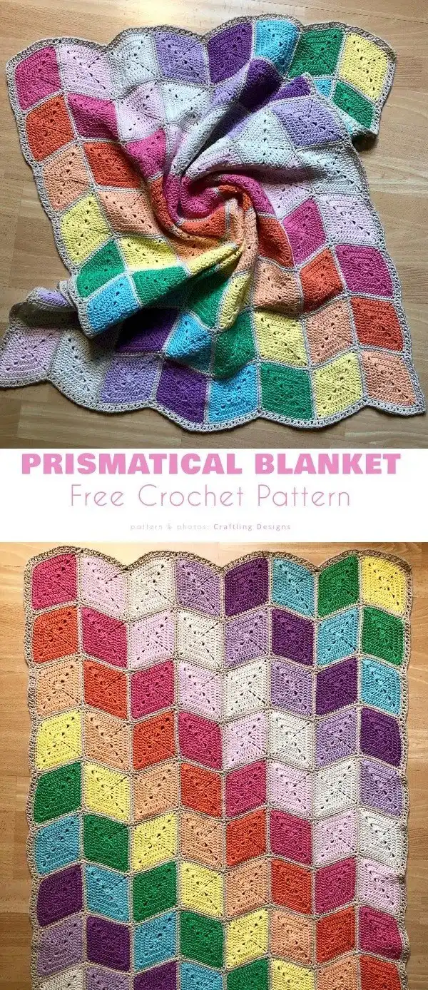 Velvet (Ribbed) Diamond Blanket showcasing its plush texture and defined diamond motifs in a rich color.