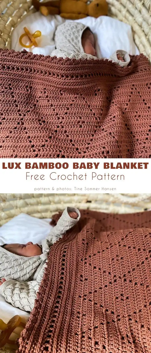 Diamond Stitch Baby Blanket with soft colors and a delicate diamond texture, perfect for nurseries.