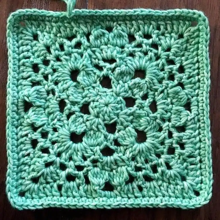 Unique One Love Granny Square, beginner-friendly with an option for a lacy motif