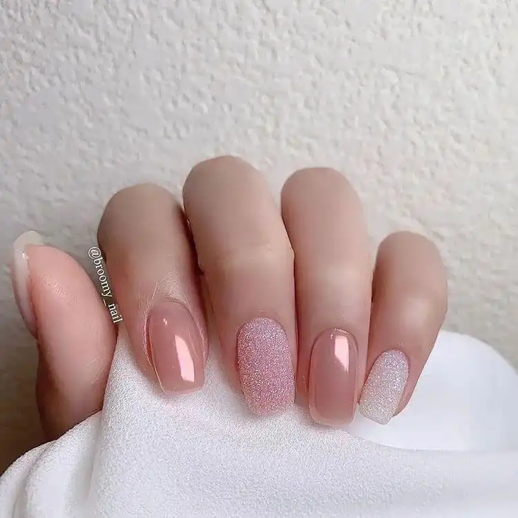 Elegant plain pink nails, a versatile and sophisticated design suitable for any occasion, from office to wedding.