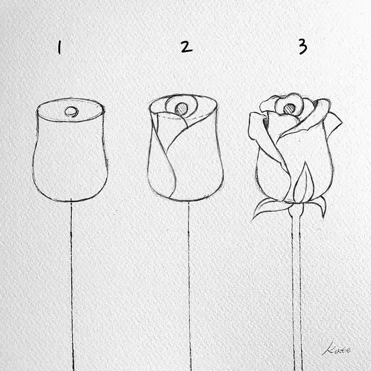 How to Get Better at Drawing for Beginners - 30 Day Drawing Challenge 8 A confident artist's drawing, conveying the message of not comparing oneself to others when learning to draw.