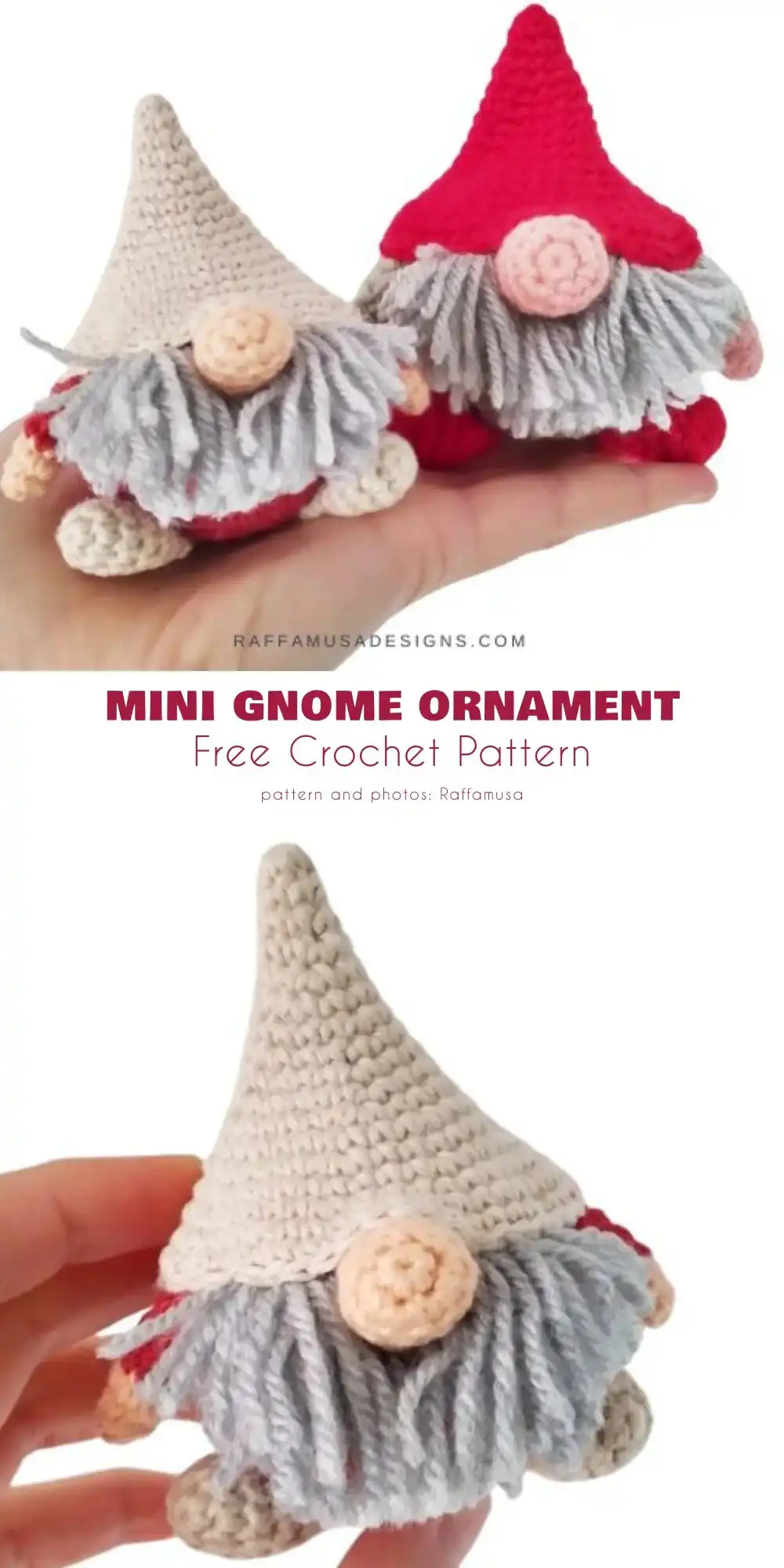 Tiny Miniature/Micro Crochet 'Tiny Bunny' amigurumi pattern, an irresistibly small rabbit figure.