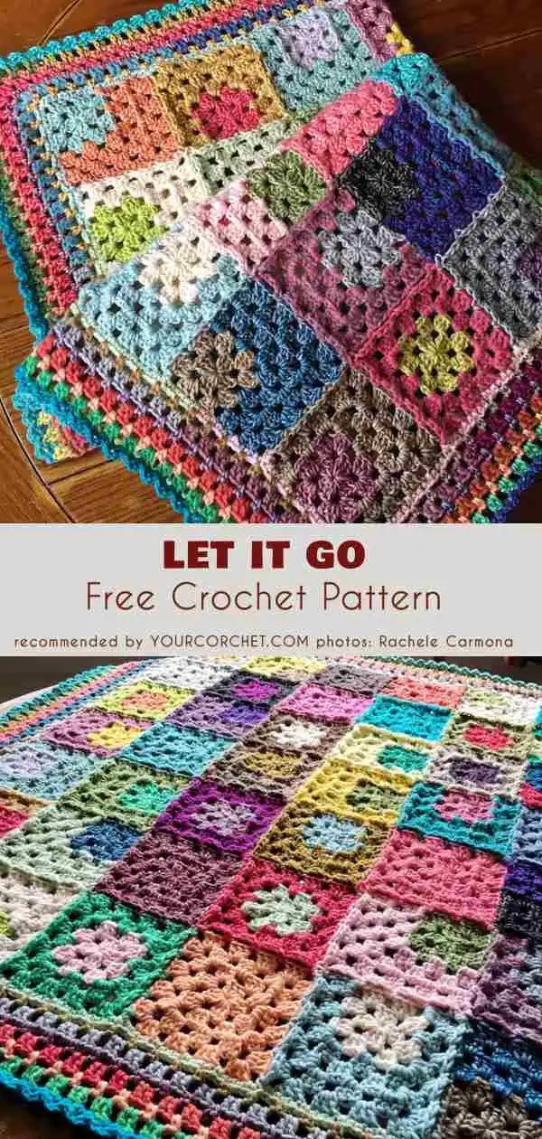 Modern Granny Blanket Free Crochet Patterns Are the Best 5 Gradient sunset granny wrap displaying smooth color transitions from light to dark, inspired by Modern Granny Blanket Free Crochet Patterns.