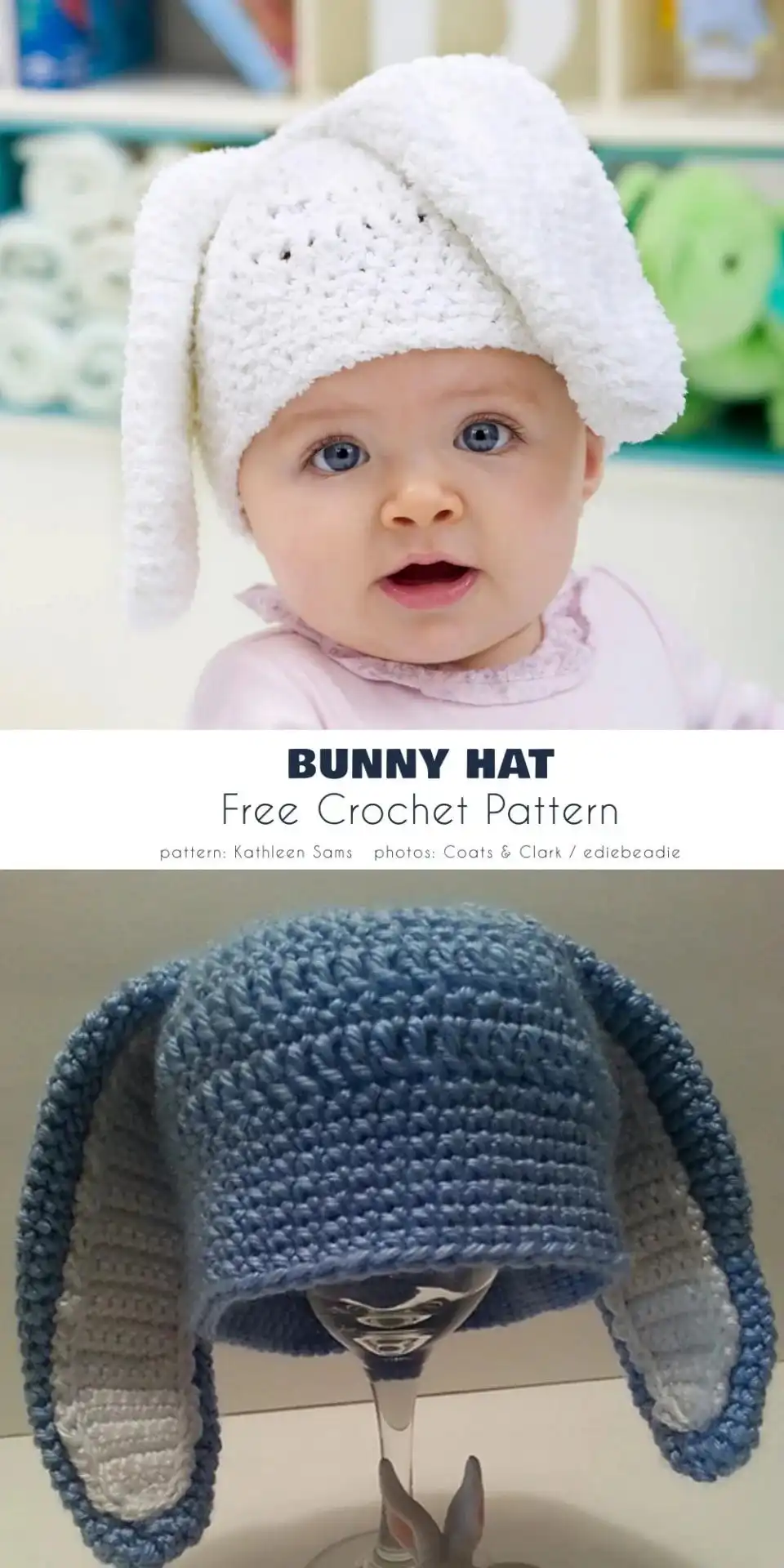Crochet baby booties designed with subtle bunny ears, in soft white yarn.