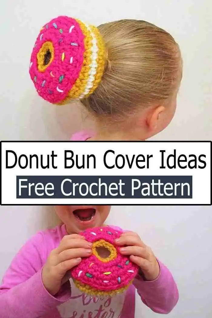 Perfect Crochet Donut Patterns to Make Any Birthday Special 7 Vibrant crochet accessory inspired by 'Donut the Dolphin' with rainbow colors, possibly a bun cover or decorative item.