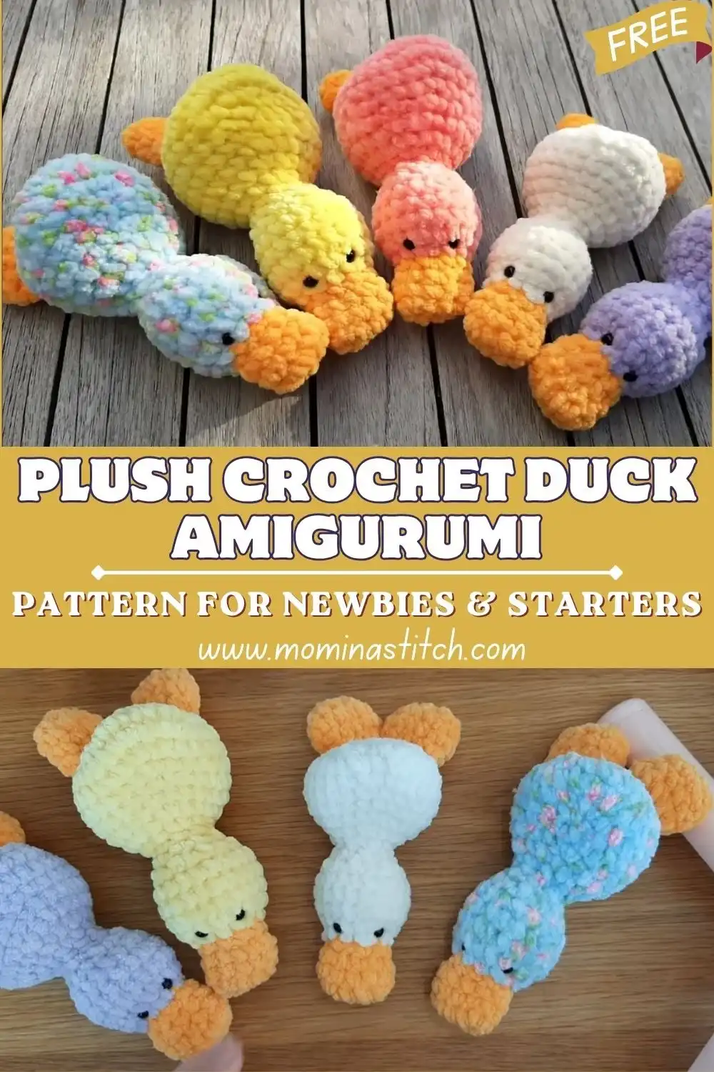Close-up of the partially crocheted body of a plush duck amigurumi, illustrating the elongated oval shape and soft texture.