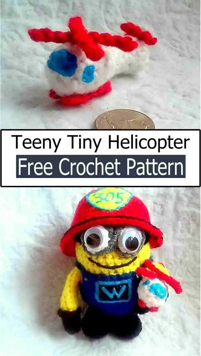 Step-by-Step Free Crochet Helicopter Pattern for Kids' Toys 7 A small, adorable crochet helicopter, ideal for little hands and quick crafting from the Step-by-Step Free Crochet Helicopter Pattern for Kids' Toys.