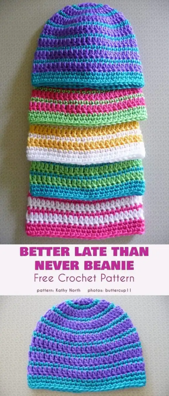Modern Hump De Bump beanie with grey and colored stripes, designed for comfort and trendy winter fashion.