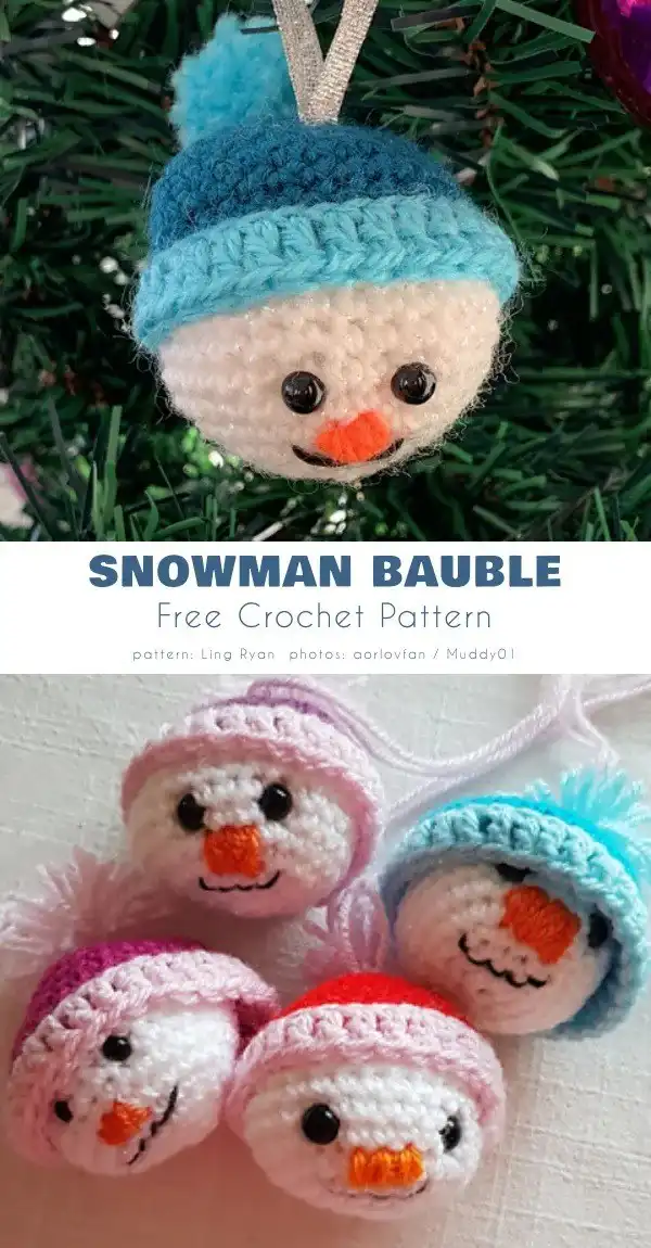 A hands-on scene of someone decorating a Christmas tree with a unique, handmade crochet bauble, emphasizing personalization.