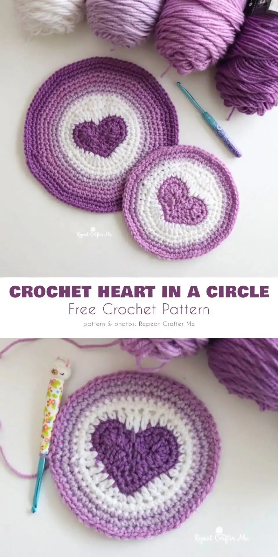 An adorable amigurumi heart plushie, soft and plump, showcasing its 3D form and suitability as a gift or nursery decor item from The Best Crochet Heart Patterns.