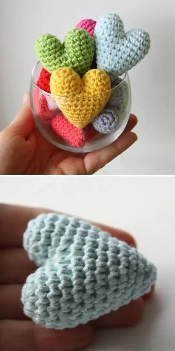 A unique 'Valentine’s Day Snow Globe' crochet decoration featuring miniature amigurumi elements inside a clear globe.